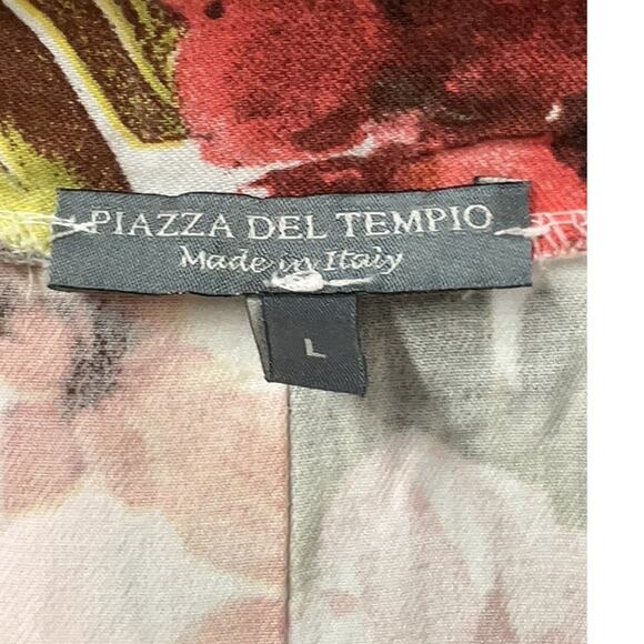 Piazza del Tempio Off Shoulder Floral Dress Made in Italy - Picture 4 of 6